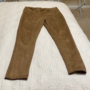 Like New, Altar’d State, Tan, Vegan Suede Legging/Pants - Size Large